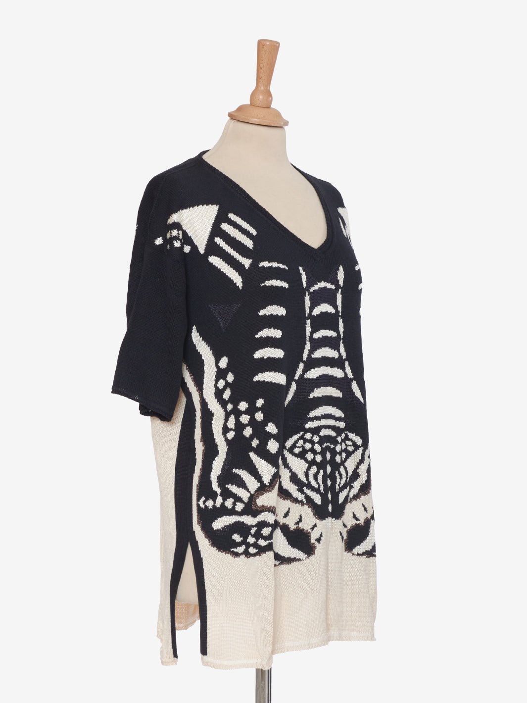 Krizia Tortoise print knit T-shirt