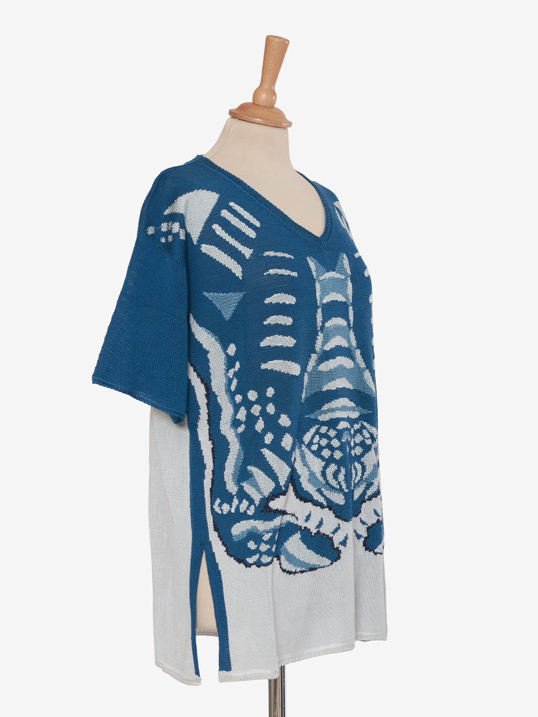 Krizia Tortoise print knit T-shirt