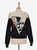Krizia Wool sweater with Dalmatian embroidery