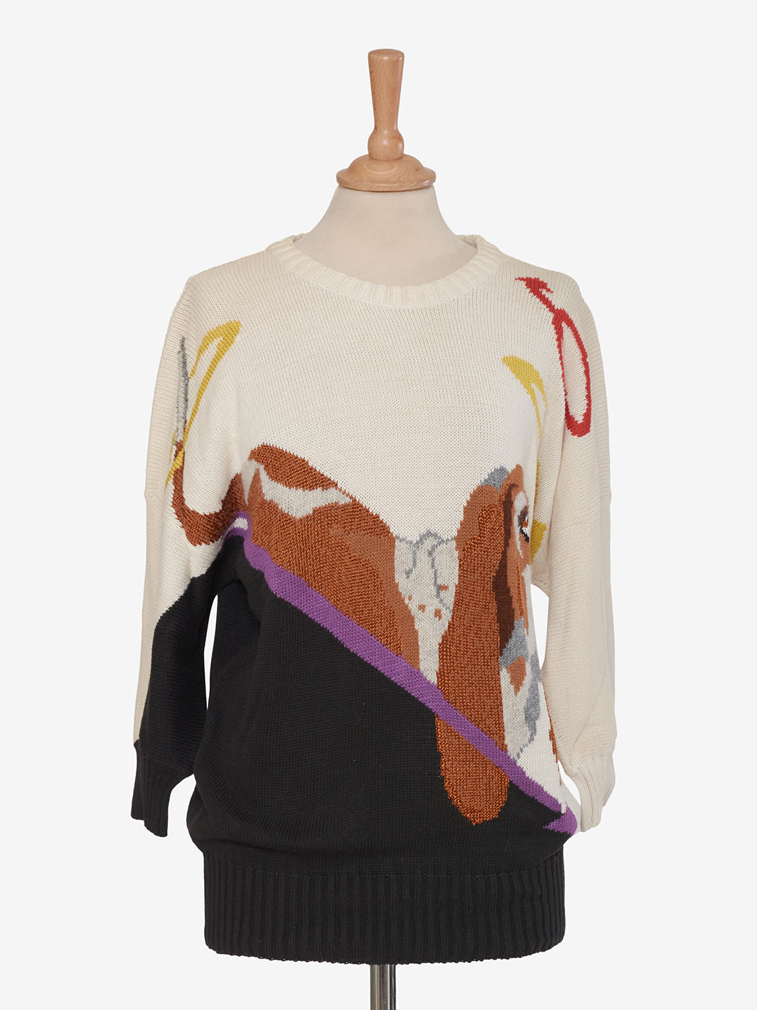 Krizia Dog Embroidery Sweater