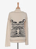 Krizia Zebra Print Sweater