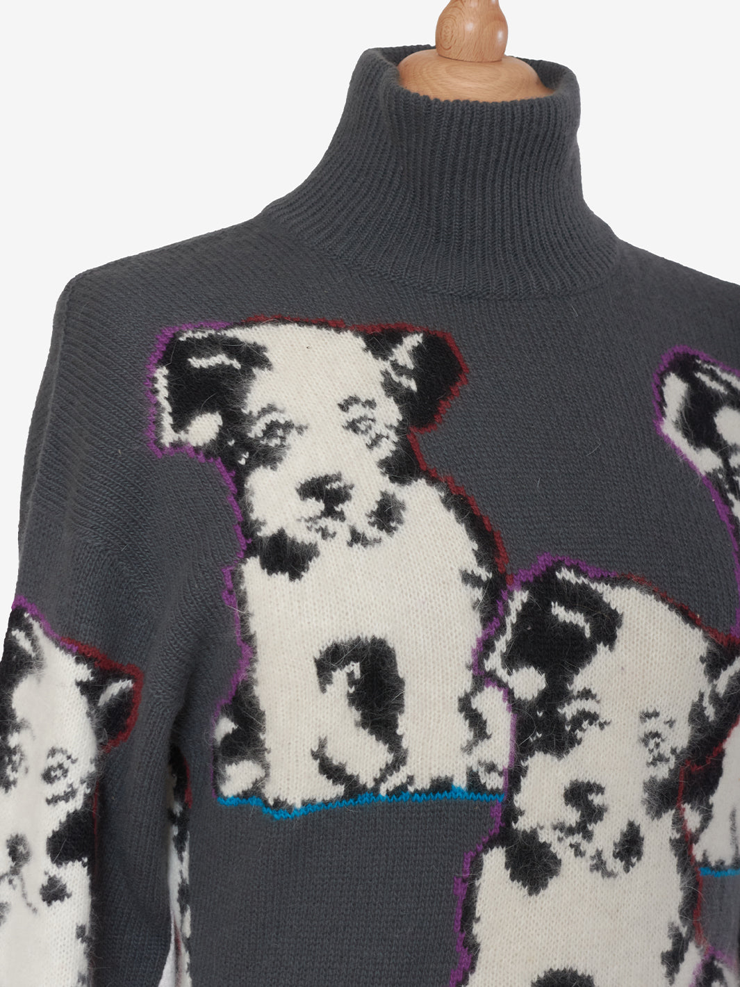 Krizia Dog embroidery dress