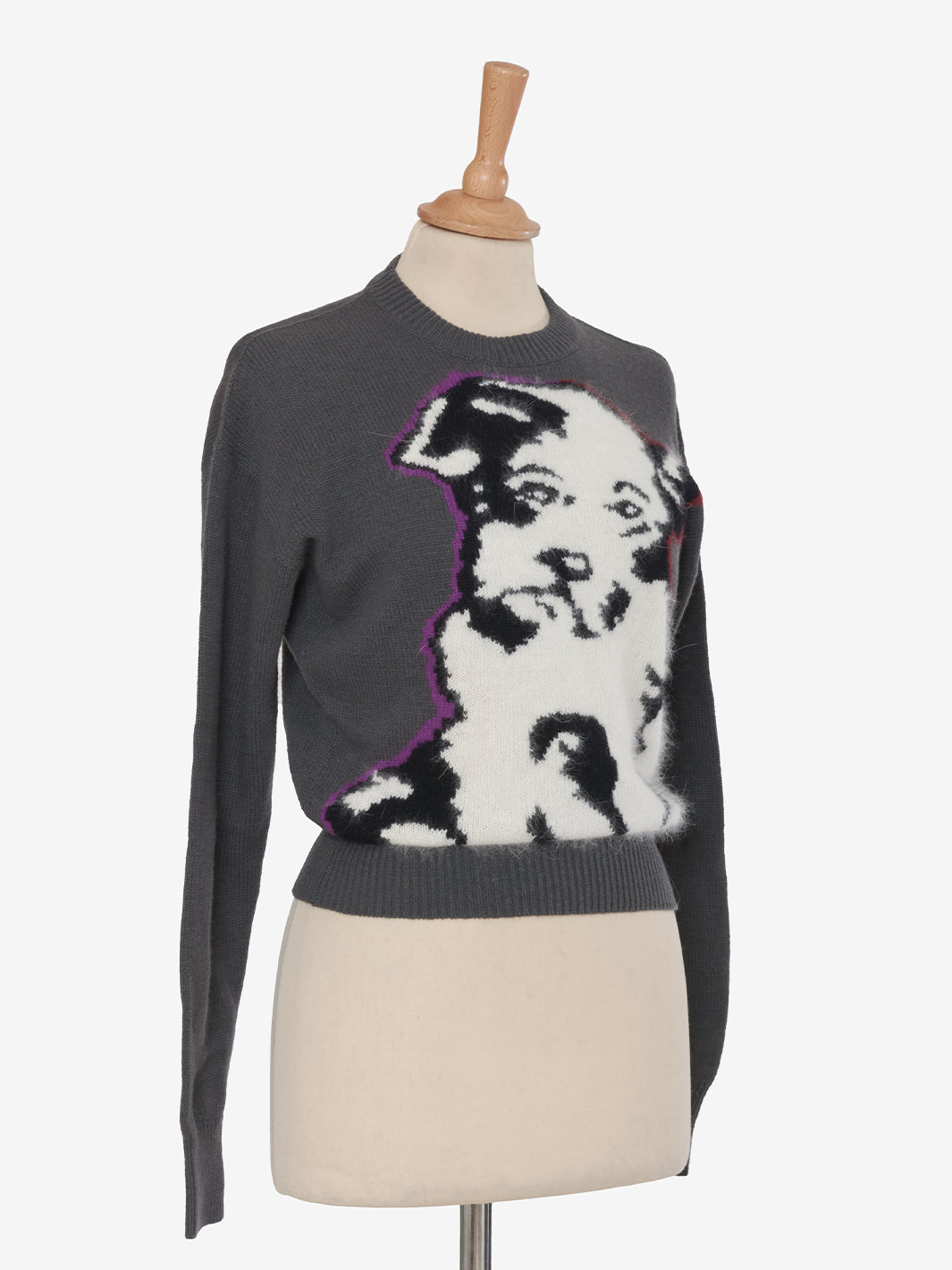 Krizia Doggy Embroidery Sweater