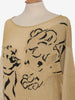 Krizia Mesh Sweater with Embroidery