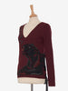 Krizia Cashmere sweater with appliques