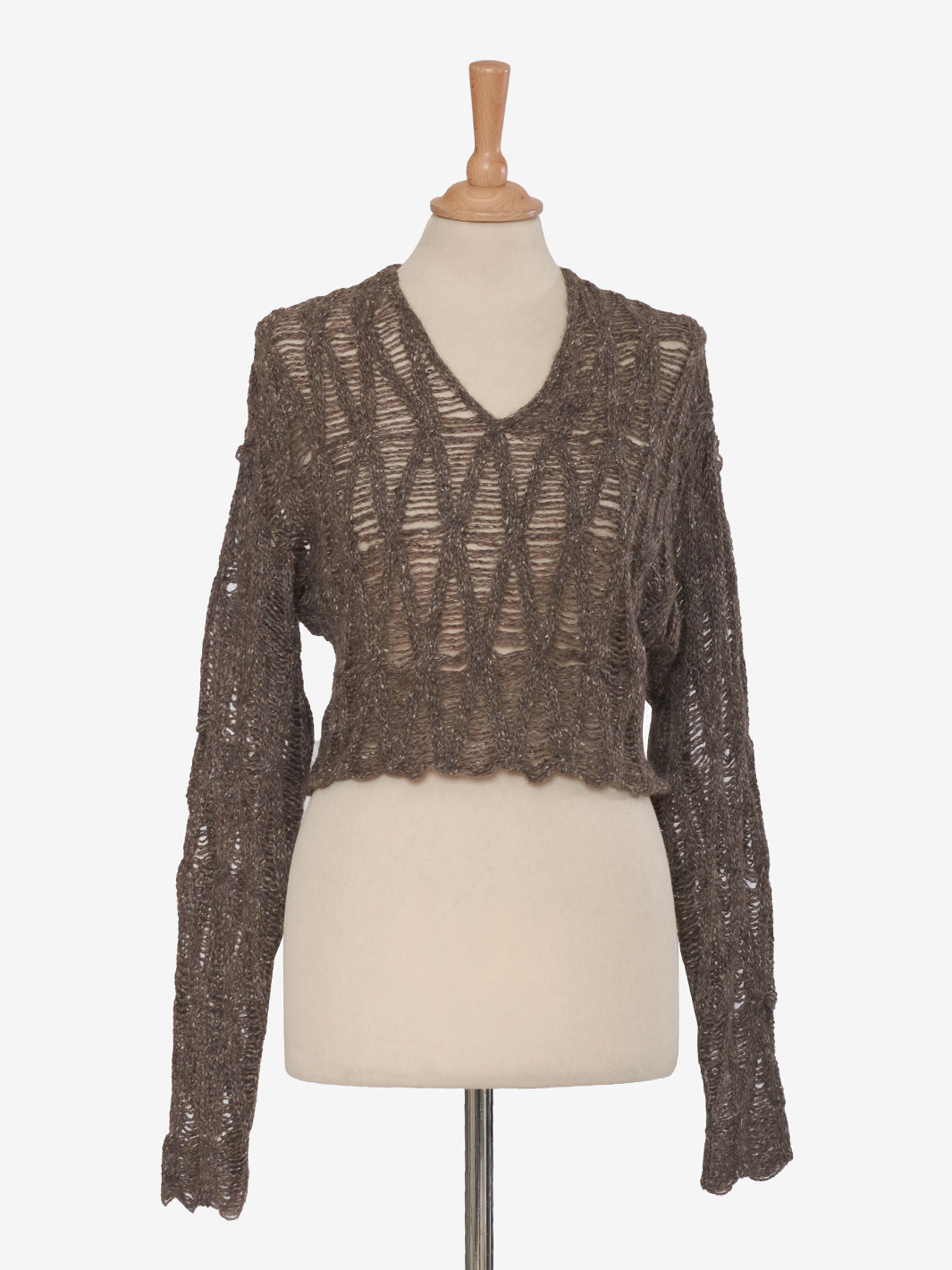 Krizia Brown Wool Sweater