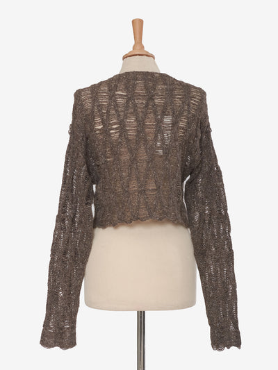 Krizia Brown Wool Sweater