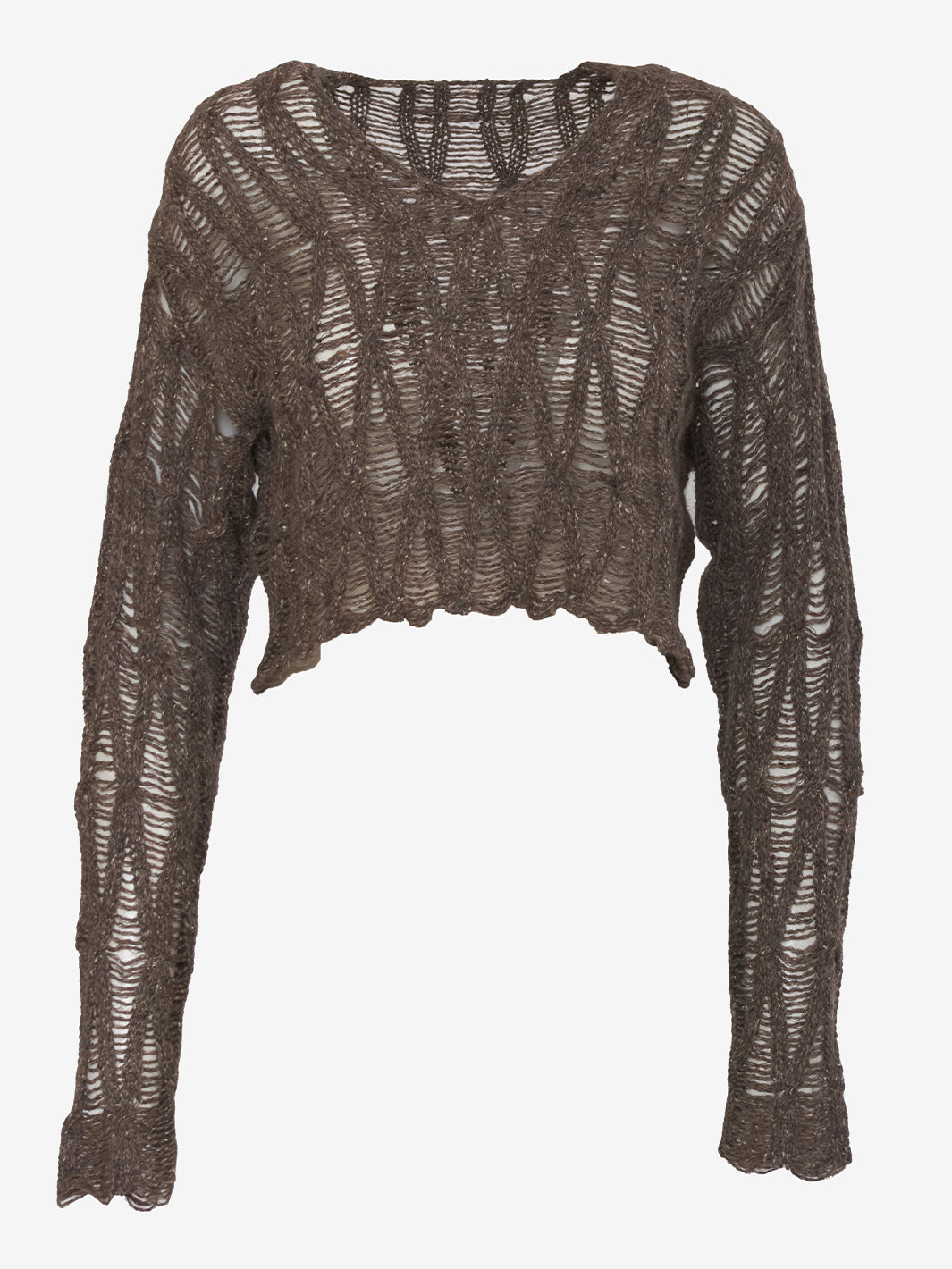 Krizia Brown Wool Sweater