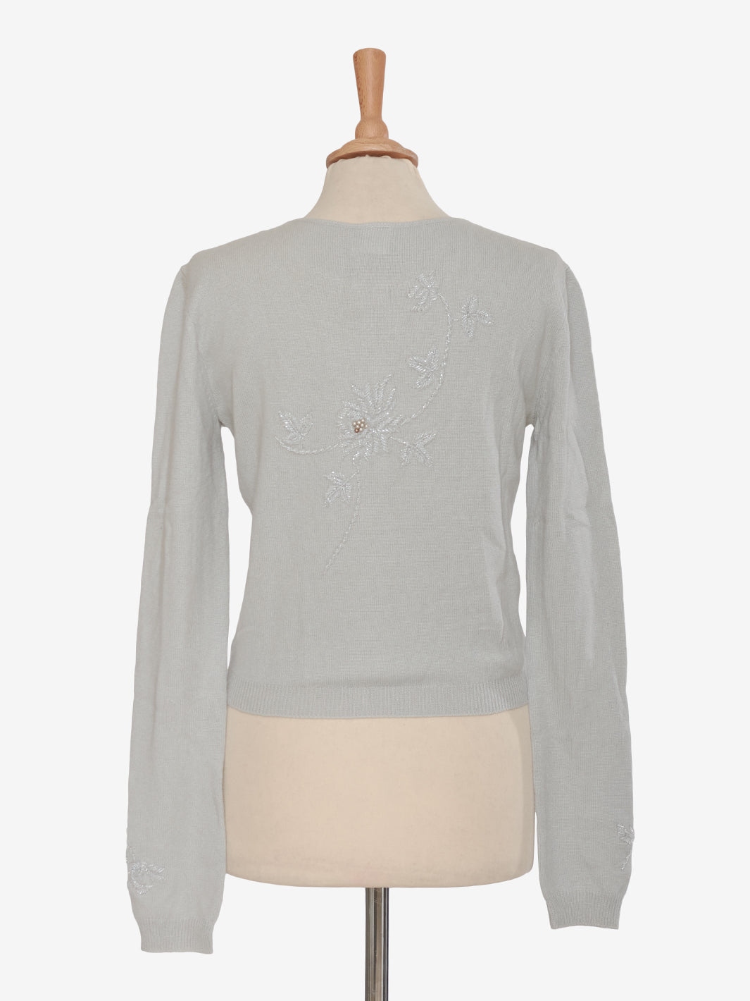 Krizia Grey Cashmere Cardigan