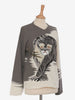 Krizia Hyena Embroidery Sweater