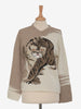 Krizia Hyena Embroidery Sweater