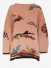 Krizia Abstract print cotton sweater