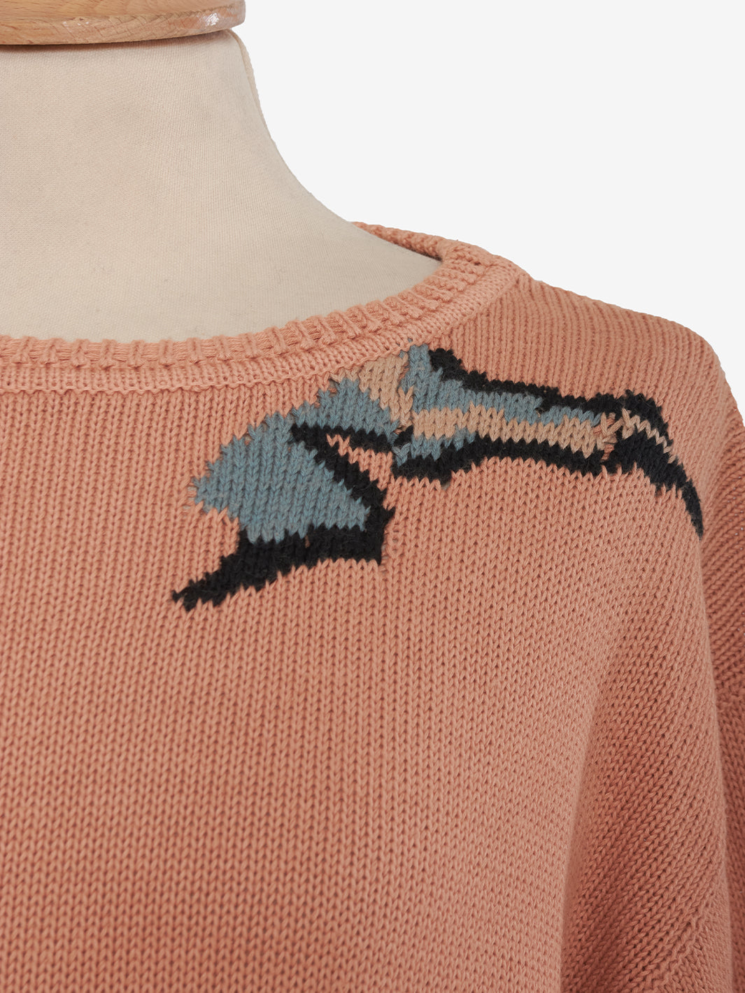 Krizia Abstract print cotton sweater
