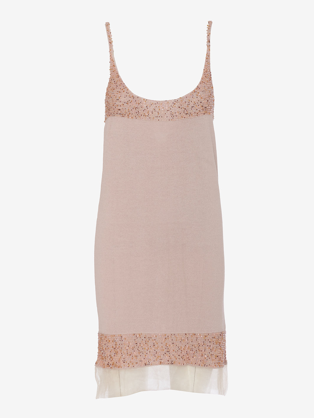 Krizia Beaded Knit Dress