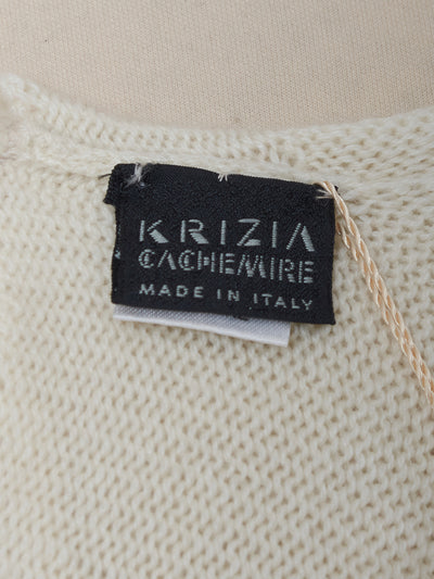 Krizia Tiger Embroidery Sweater