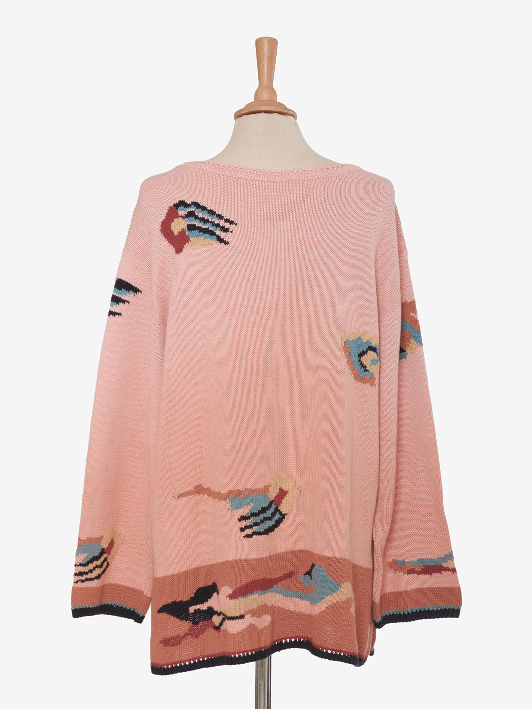 Krizia Abstract print cotton sweater