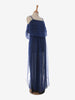 Krizia Blue And Black Long Dress