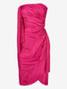 Lanvin Fuchsia Draped Mini Party Dress W2926.14  Lanvin 