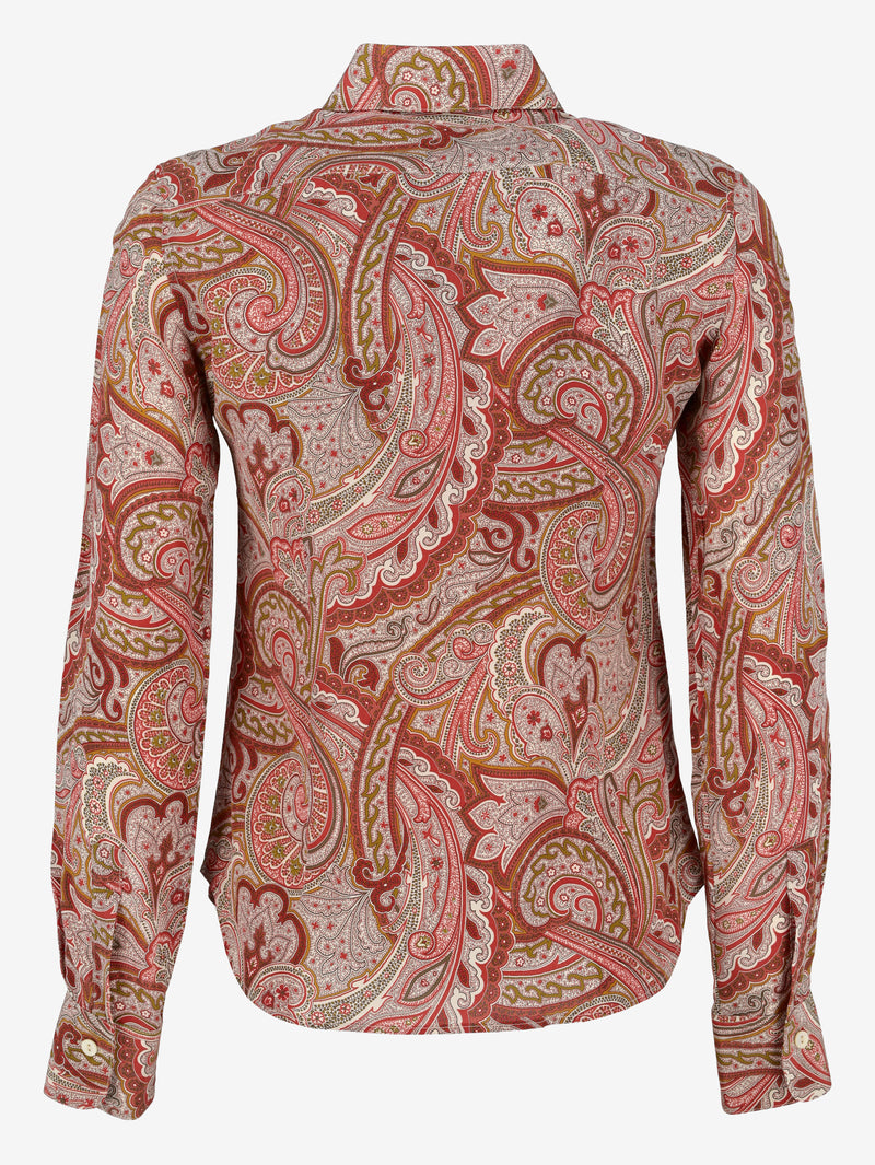 Loro Piana Silk Shirt with Paisley Motif W7426.5  Loro Piana 