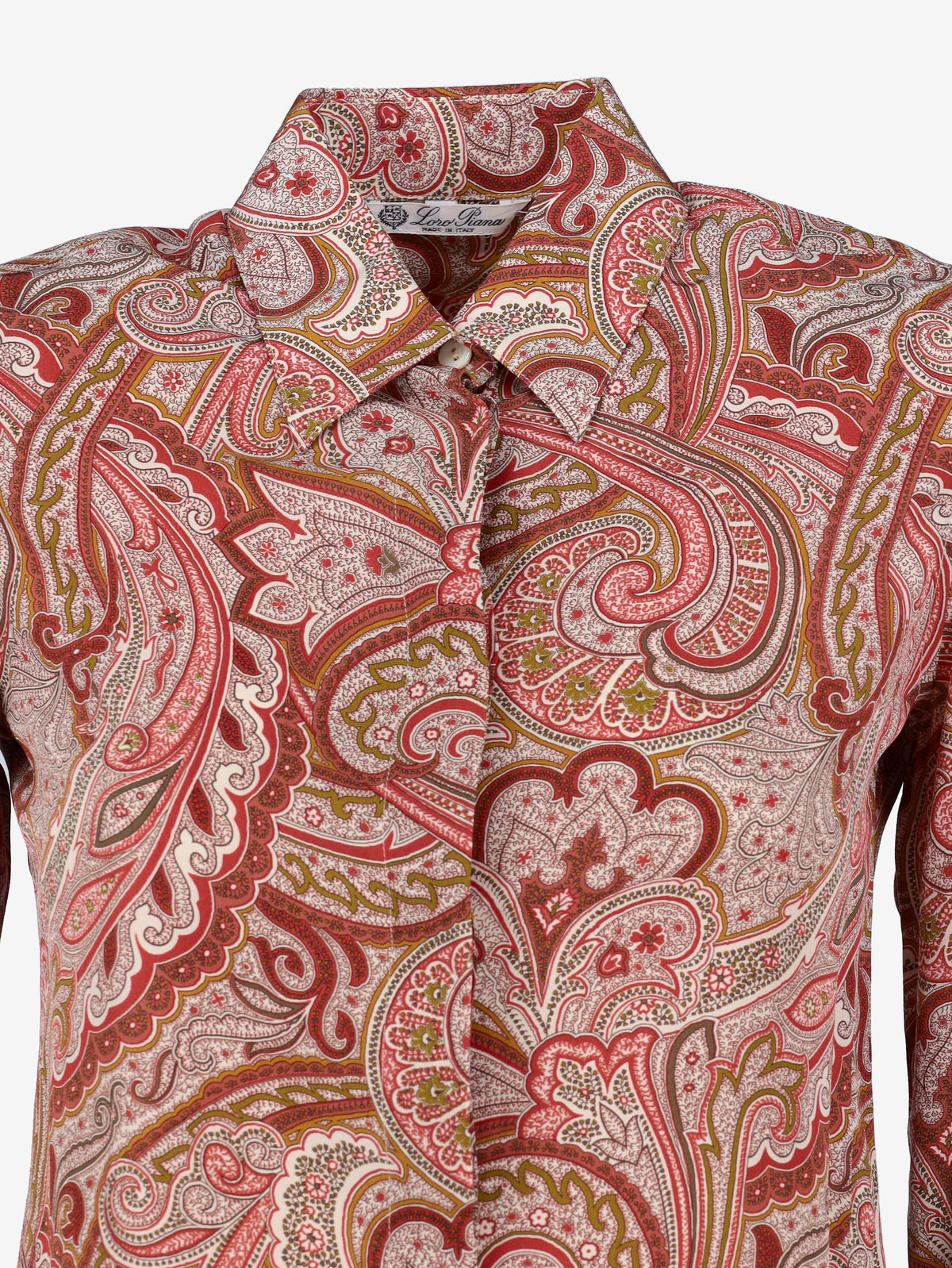 Loro Piana Silk Shirt with Paisley Motif W7426.5  Loro Piana 