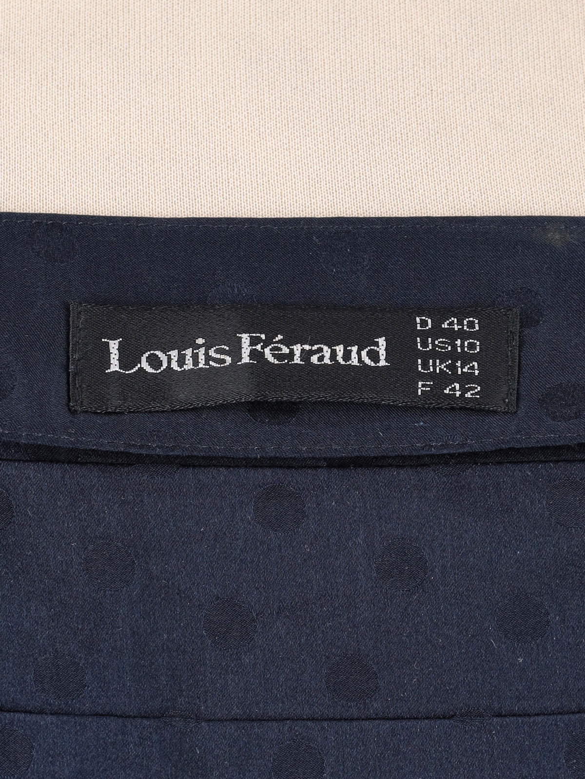 Louis Féraud Blue Silk Polka Dot Camisole Top W191026.14  Louis Feraud 
