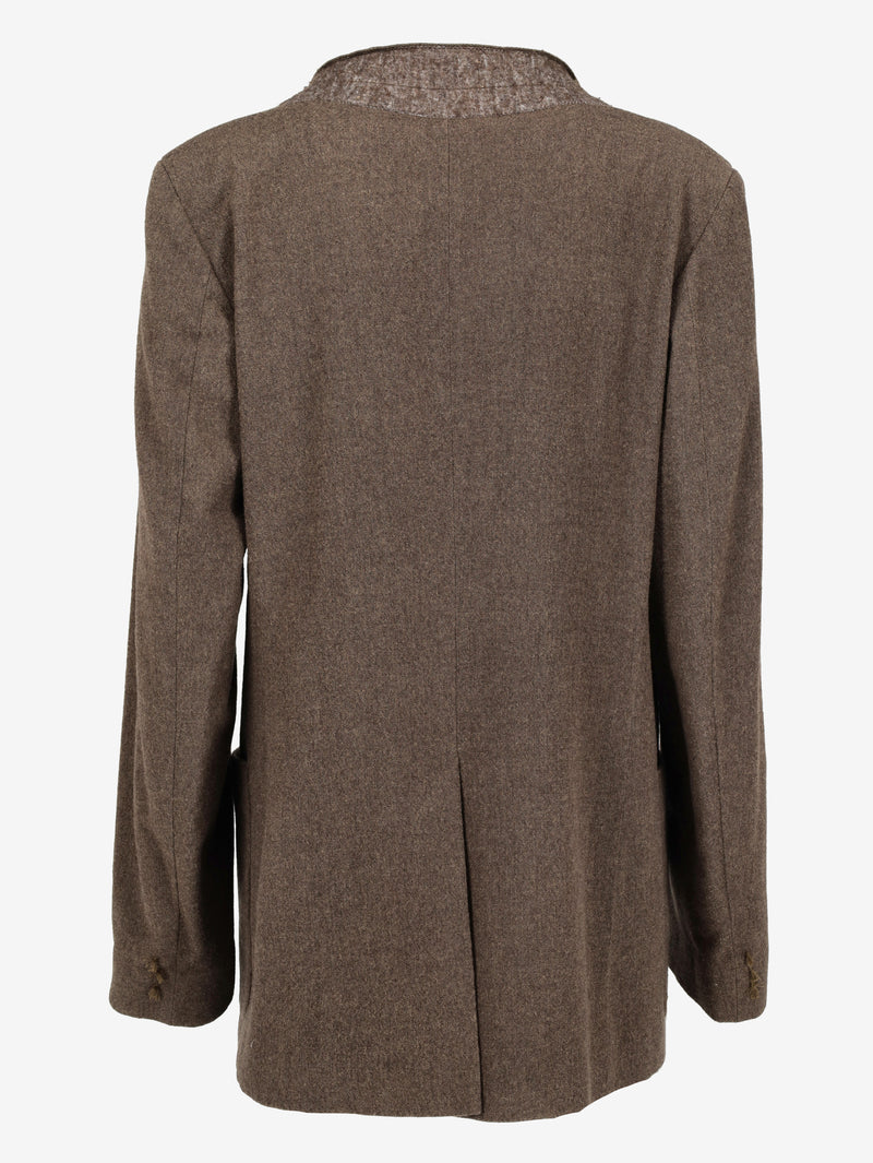 Maison Margiela Wool Blazer Jacket with Reworked Collar Detail B2410.2  Maison Margiela 