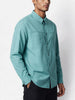 Marc by Marc Jacobs Turquoise Striped Shirt W051026.2  Marc by Marc Jacobs 