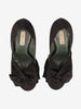 Marc Jacobs Black Satin Bow Mules W2926.49  Marc Jacobs 
