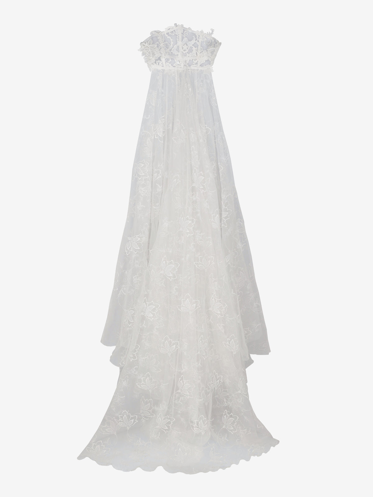 Vintage Bridal Corset Detail with Embroidered Lace Overskirt W5102026.2  Vintage 