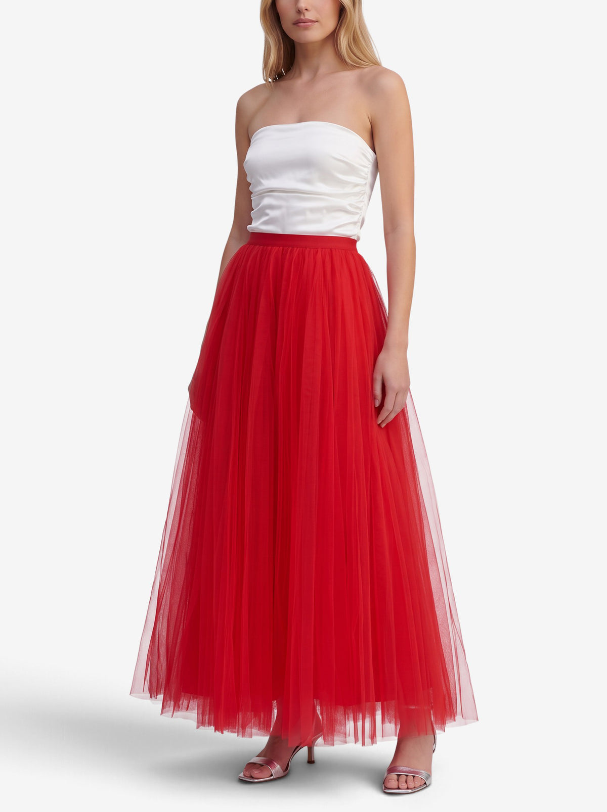 Vintage Red Tulle Petticoat Skirt W5102026.4  Marco gabrielli 
