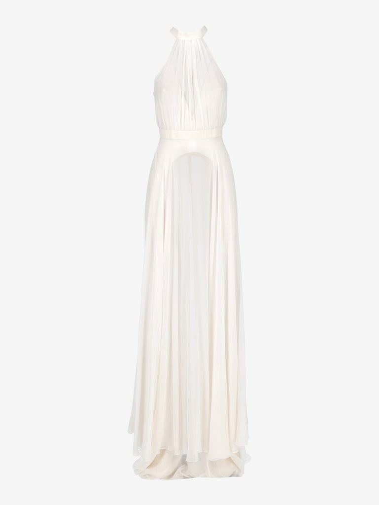 Vintage White Sheer Tulle Bridal Underdress W5102026.3  Vintage 