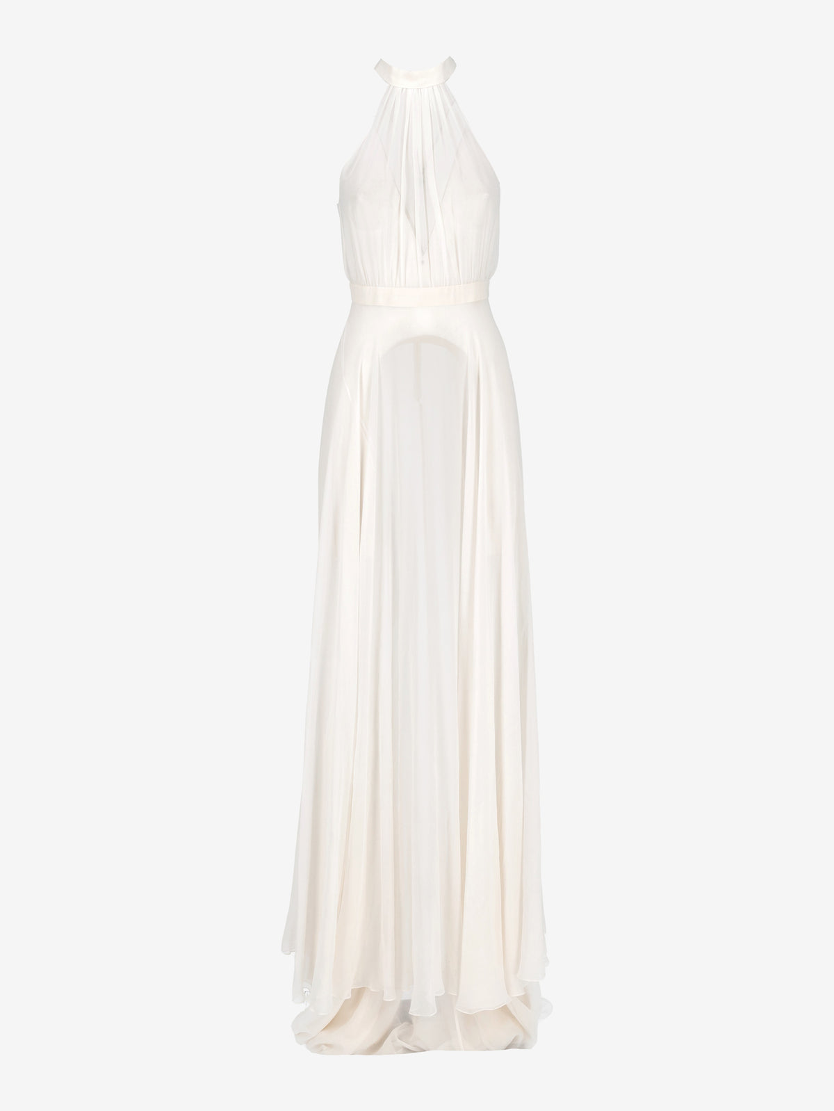 Vintage White Sheer Tulle Bridal Underdress W5102026.3  Vintage 