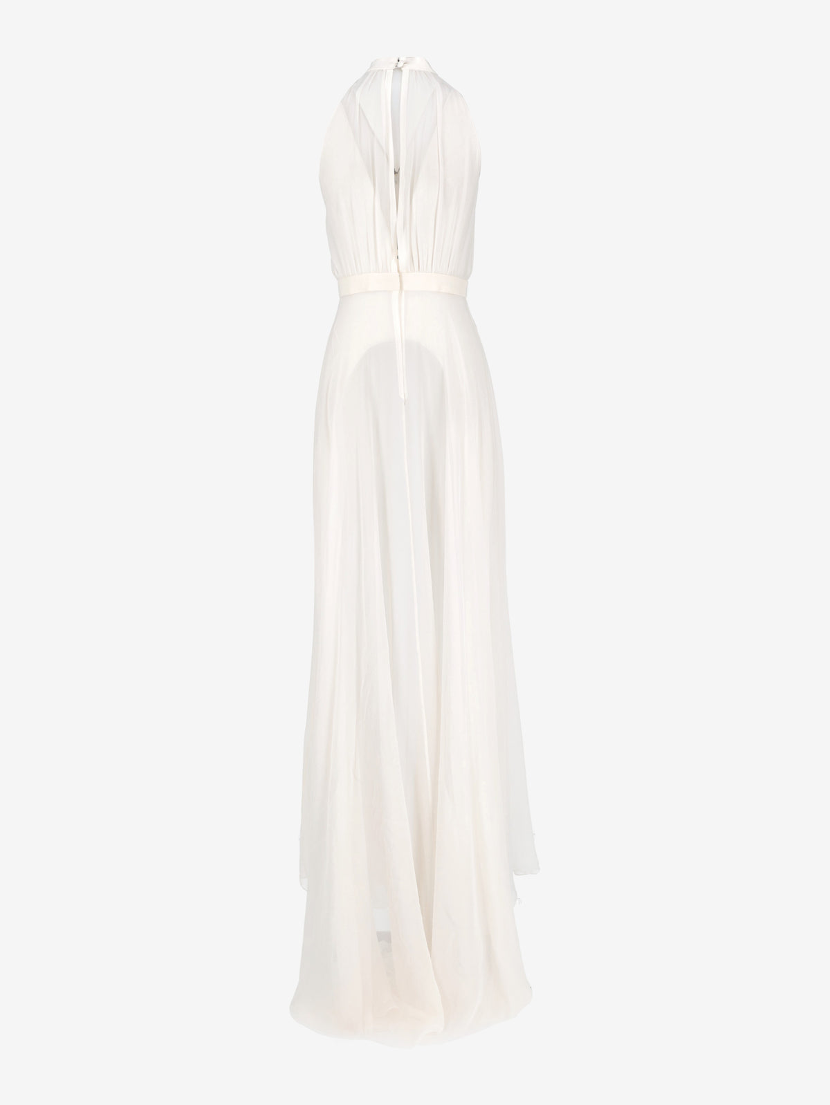 Vintage White Sheer Tulle Bridal Underdress W5102026.3  Vintage 