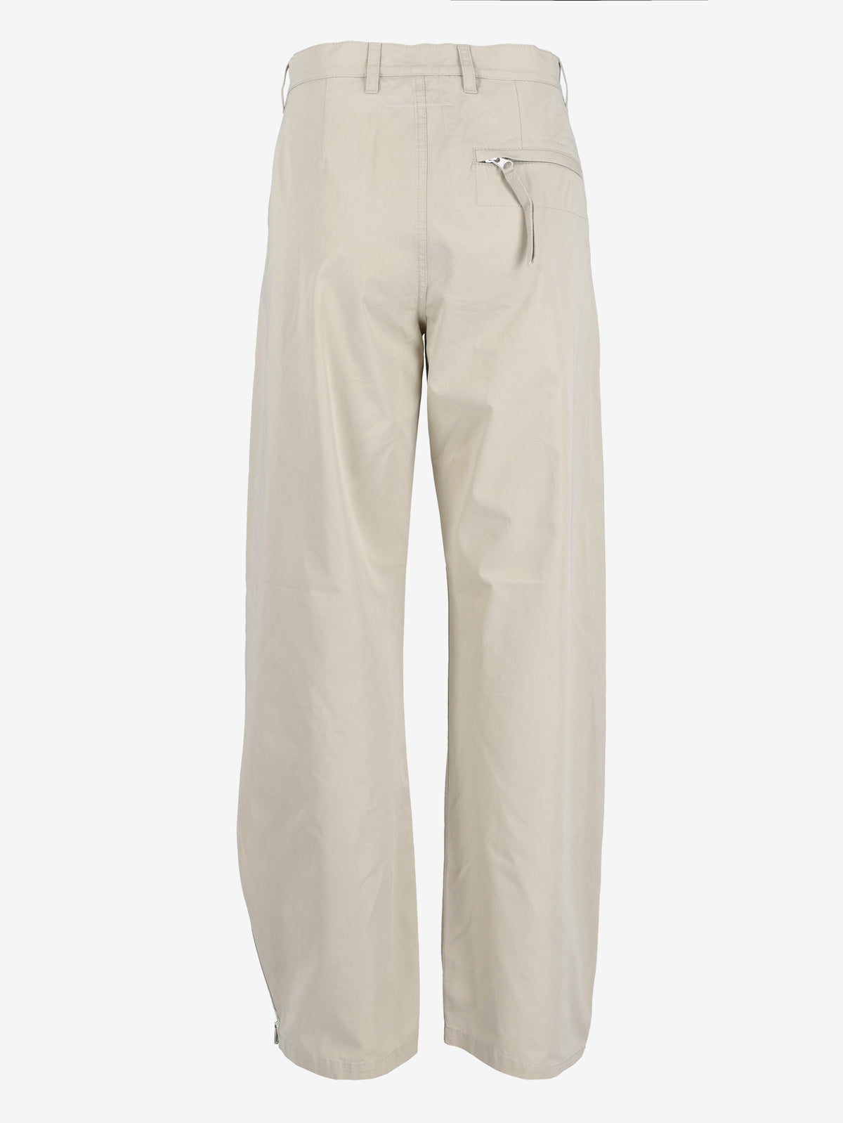 MM6 Maison Margiela Light Grey Cotton Trousers W051026.4  Margiela 