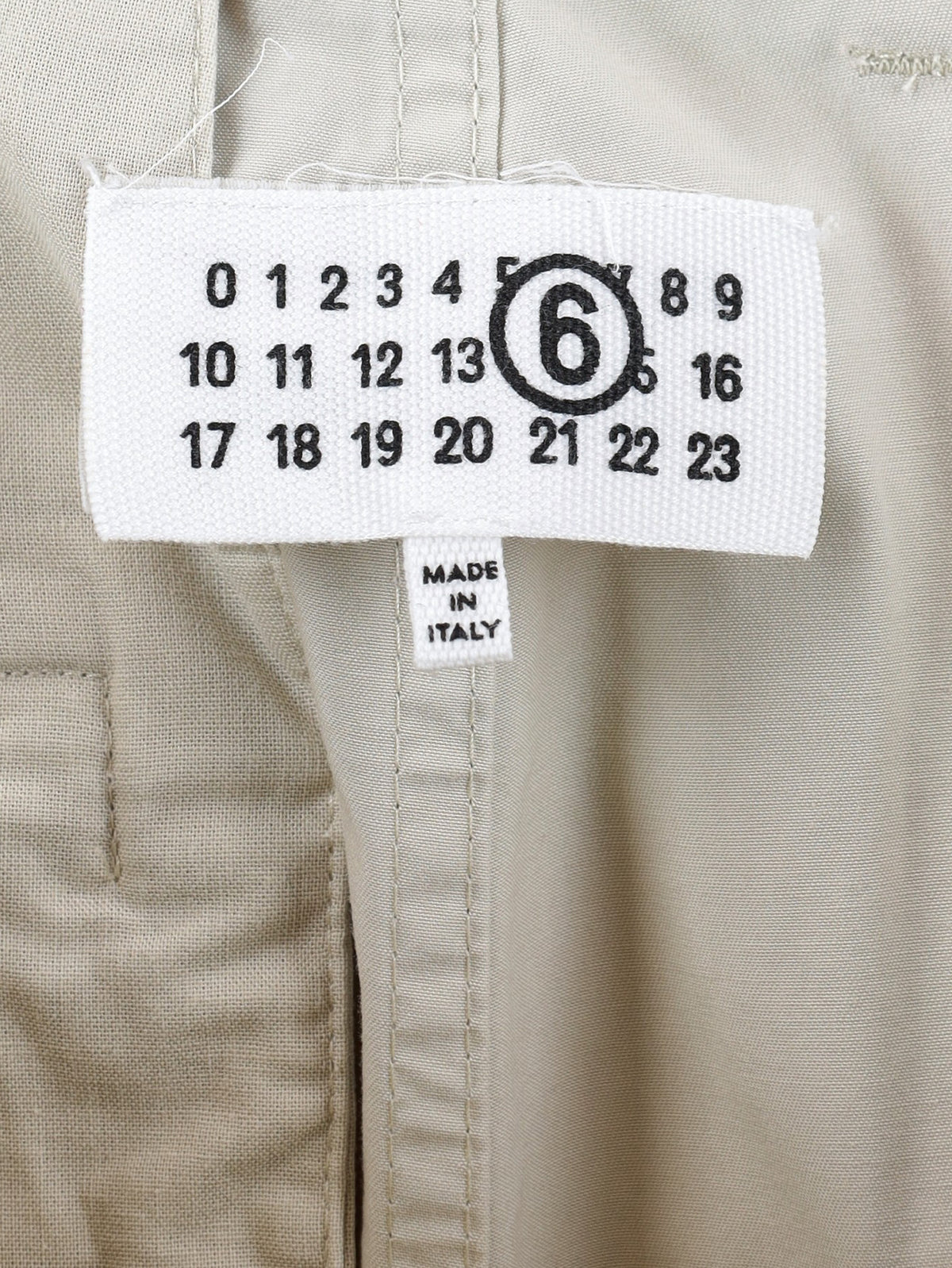 MM6 Maison Margiela Light Grey Cotton Trousers W051026.4  Margiela 