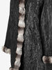Mario Borsato Textured Coat with Faux Fur Inserts CVM26.6.32  Mario Borsato 