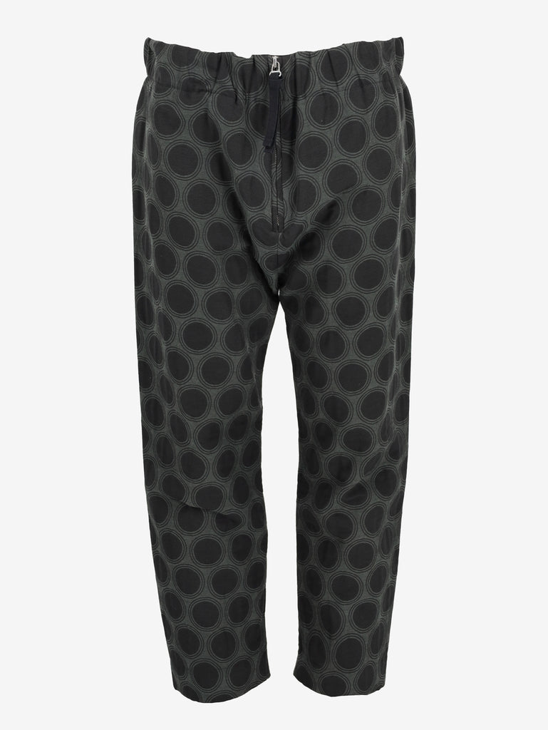Marni Cotton Trousers with Circle Pattern MR040625.21  Marni 