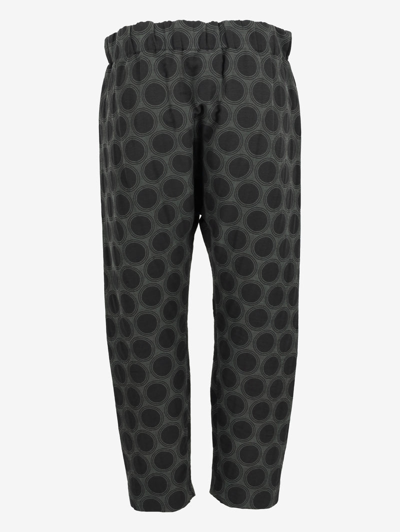 Marni Cotton Trousers with Circle Pattern MR040625.21  Marni 