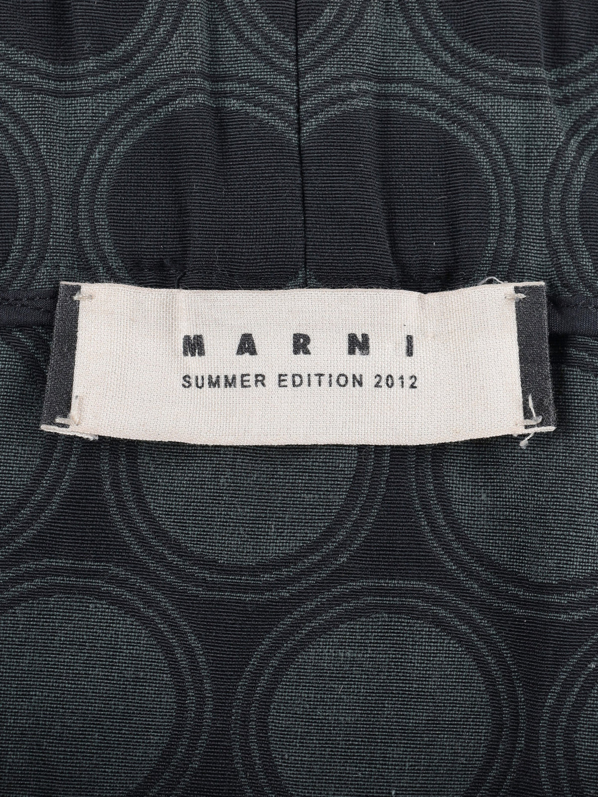 Marni Cotton Trousers with Circle Pattern MR040625.21  Marni 