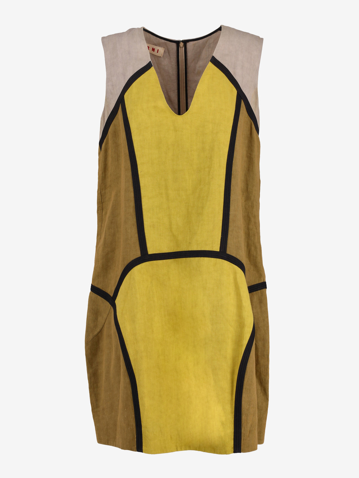 Marni Linen Midi Dress - 00s