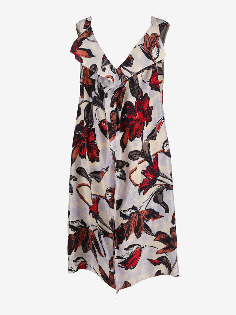 Marni Patterned Silk Dress - 00s