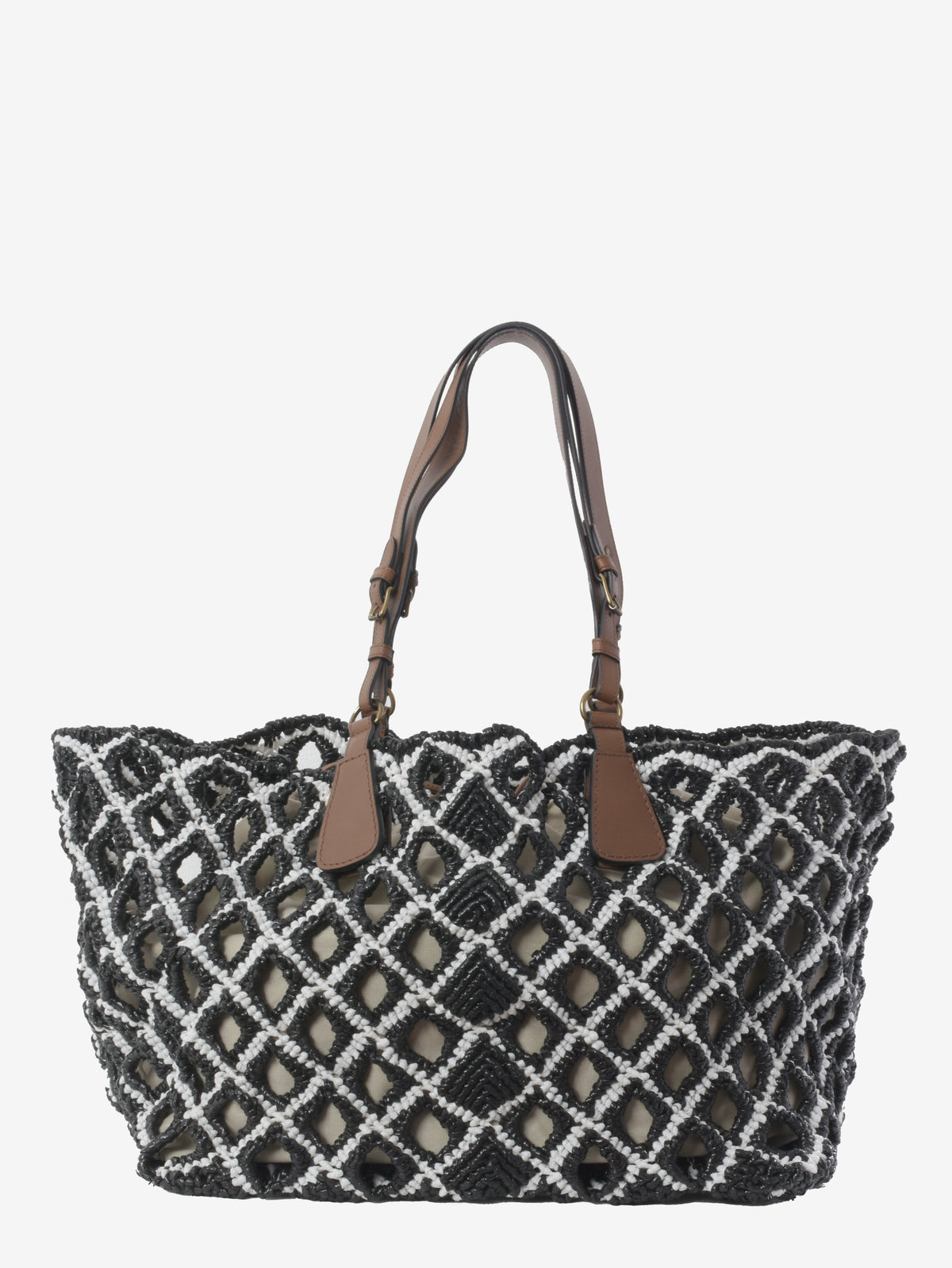 Borsa tote maxi in tessuto Marni