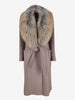 Max & Co. Wool Coat with Faux Fur Collar CVM26.22.9  Max & Co 