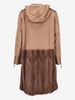 Max Mara Hooded Coat with Mink Fur Inserts CVM26.22.8  Max Mara 
