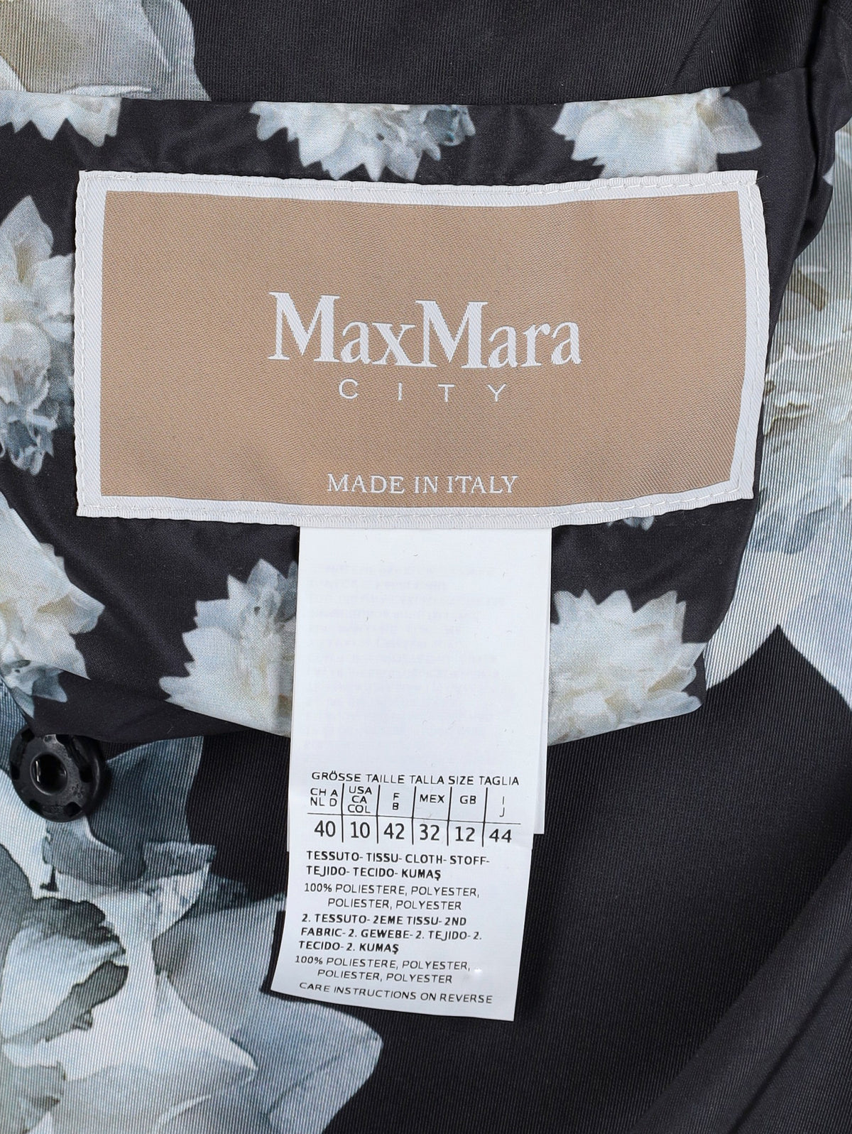 Max Mara Reversible Floral Belted Coat CVM26.6.146  Max Mara 