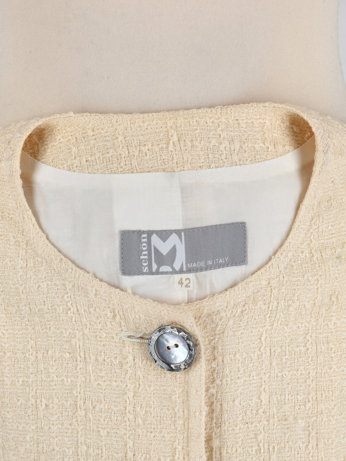 Mila Schön Textured Wool Skirt Suit BR4025.1  Mila Schon 