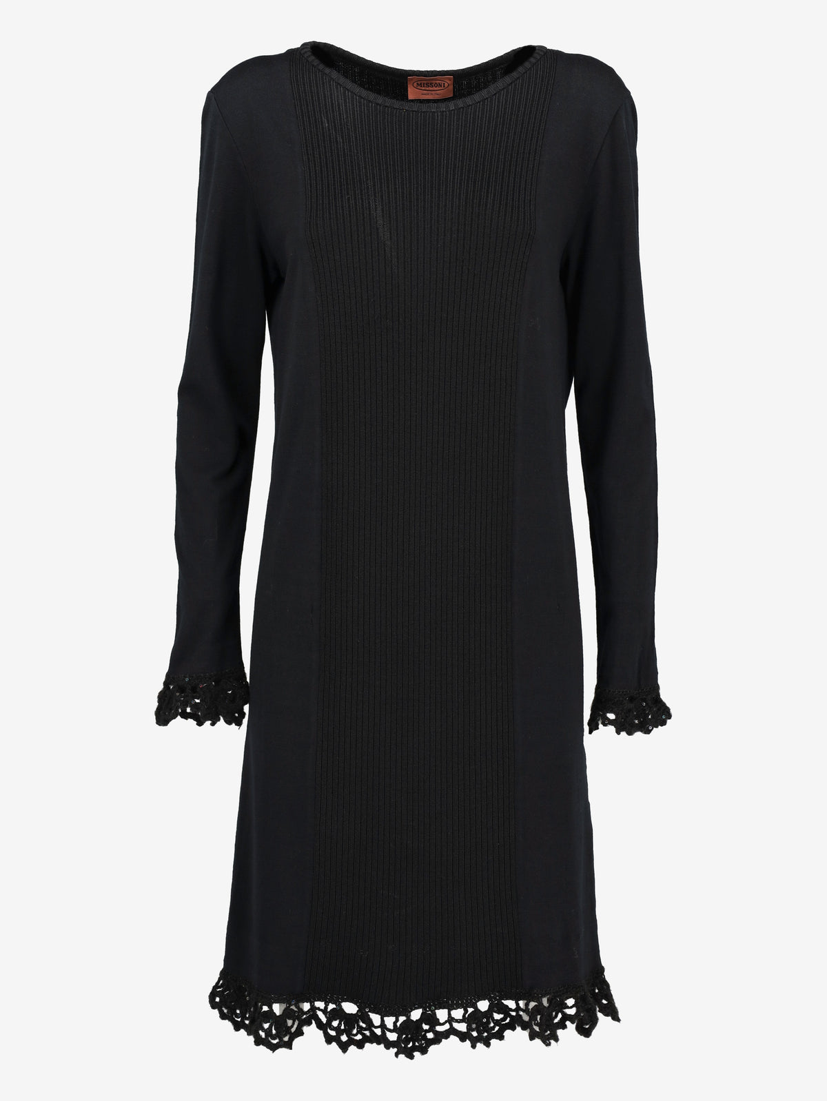 Missoni Wool Knitted Midi Dress with Crochet Details BR13224.2  Missoni 