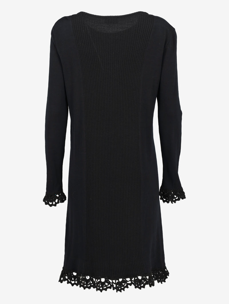 Missoni Wool Knitted Midi Dress with Crochet Details BR13224.2  Missoni 