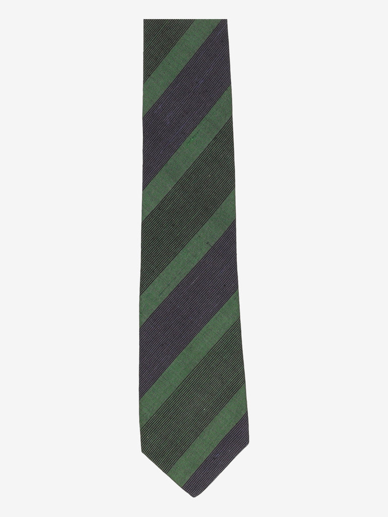 Missoni Green and Blue Striped Tie MU260921.97  Missoni 