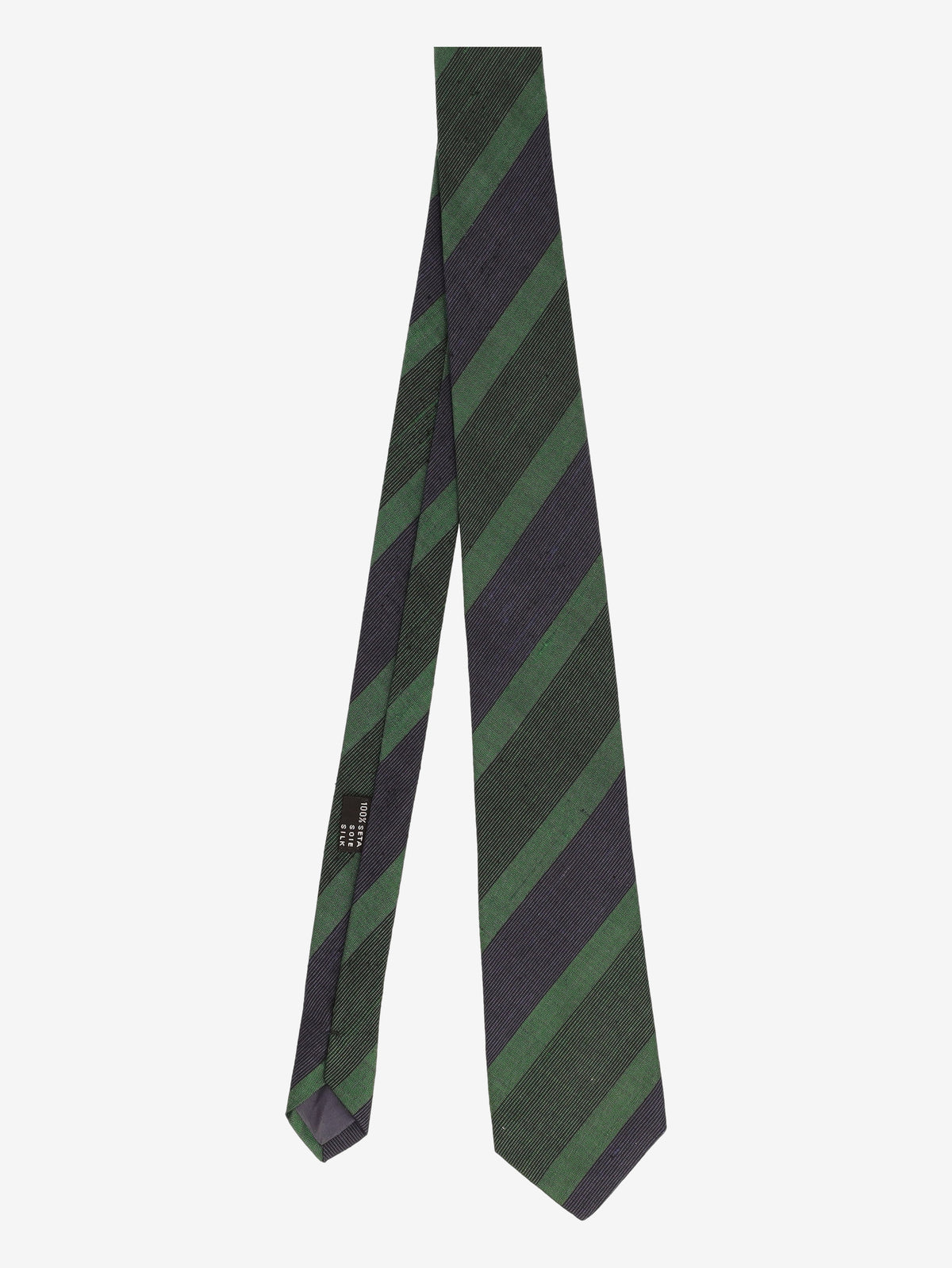 Missoni Green and Blue Striped Tie MU260921.97  Missoni 